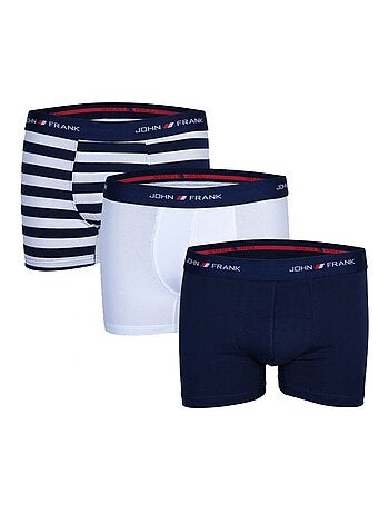 Boxer Uomo JOHN FRANK - Confezione da 3
