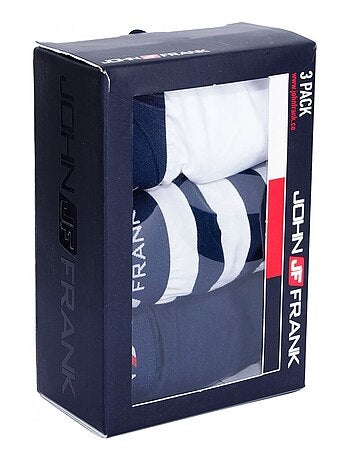 Boxer Uomo JOHN FRANK - Confezione da 3