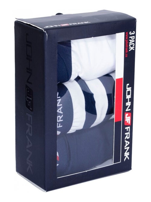 Boxer Uomo JOHN FRANK - Confezione da 3 - Kiabi