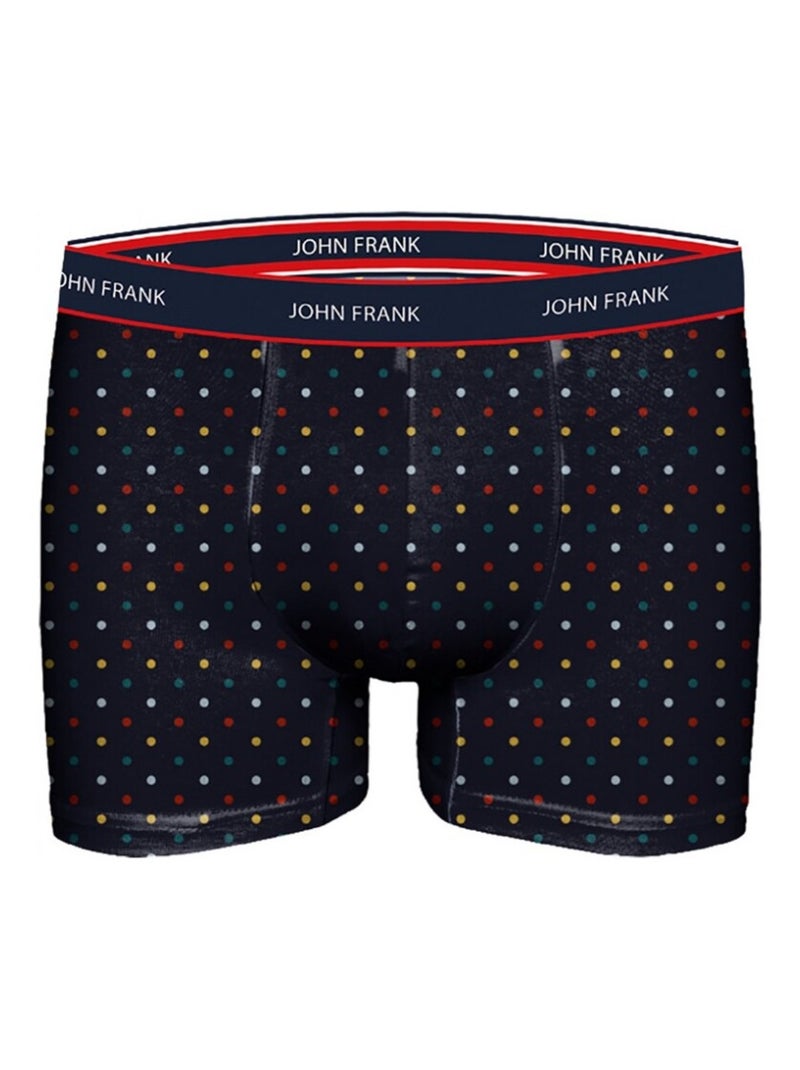 Boxer Uomo JOHN FRANK - Confezione da 3 Blu marino - Kiabi