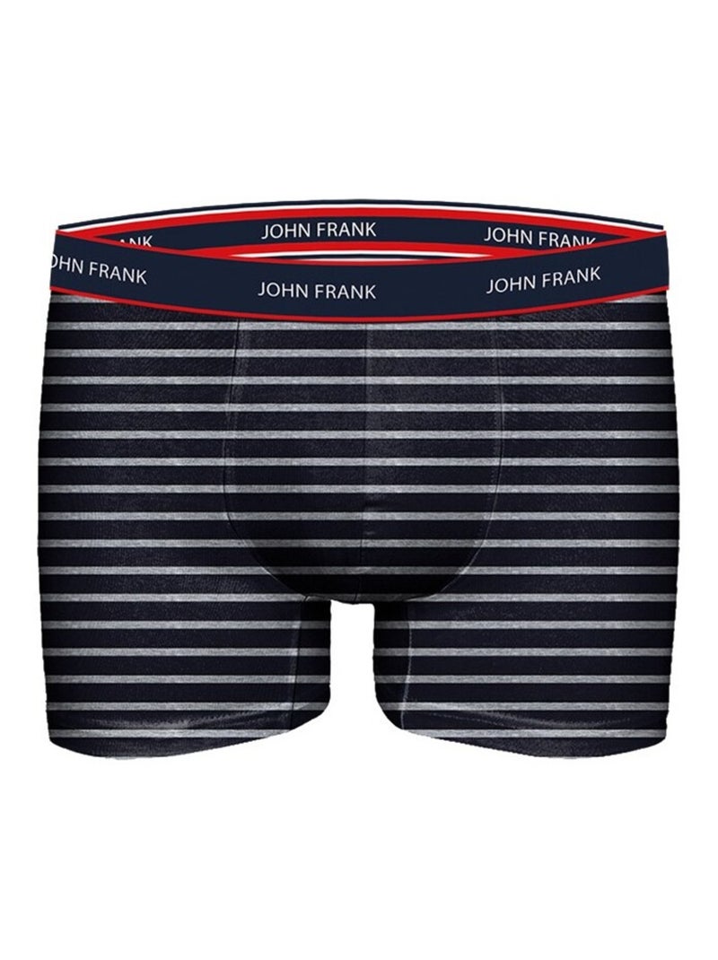 Boxer Uomo JOHN FRANK - Confezione da 3 Blu marino - Kiabi