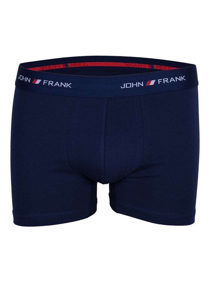Boxer Uomo JOHN FRANK - Confezione da 3 Blu Rosso Blu - Kiabi