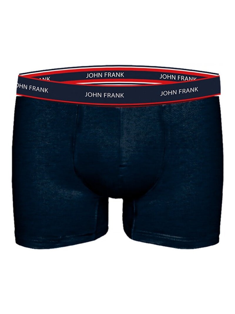 Boxer Uomo JOHN FRANK - Confezione da 3 Blu Verde Blu - Kiabi