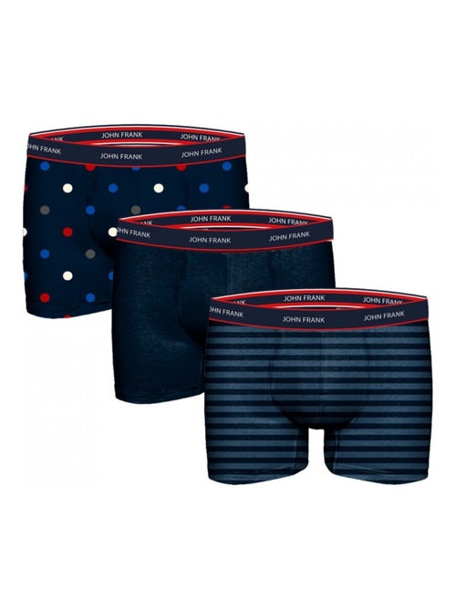 Boxer Uomo JOHN FRANK - Confezione da 3 - Kiabi