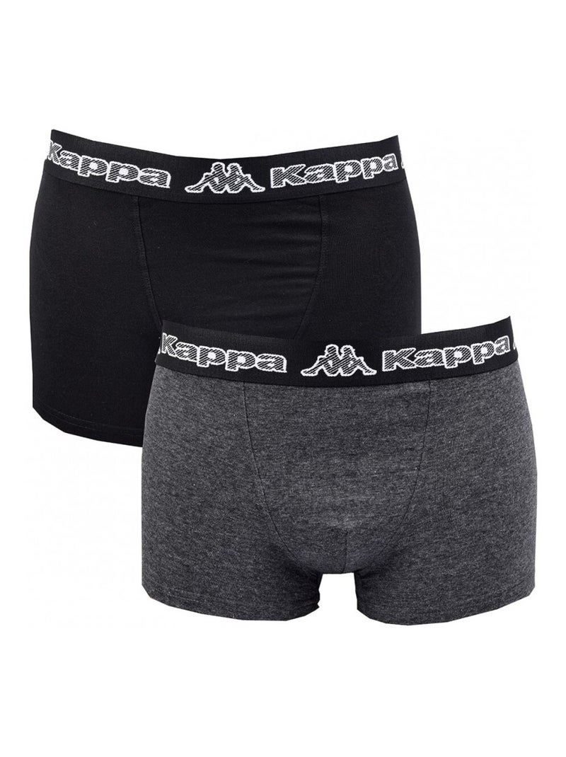 Boxer uomo KAPPA - Confezione da 2 Grigio antracite - Kiabi
