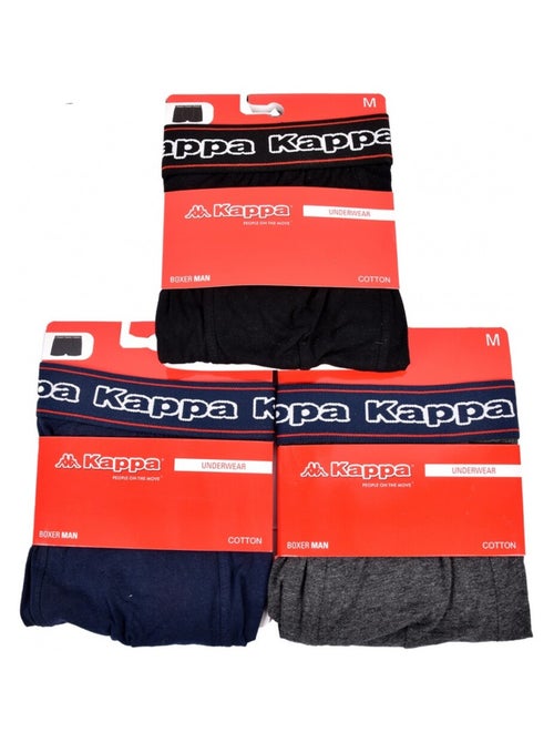 Boxer uomo KAPPA - Confezione da 3 - Kiabi