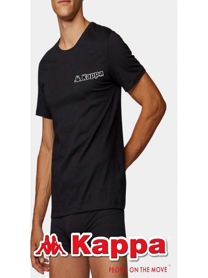 Boxer uomo KAPPA - Confezione da 3 Nero Blu Grigio - Kiabi
