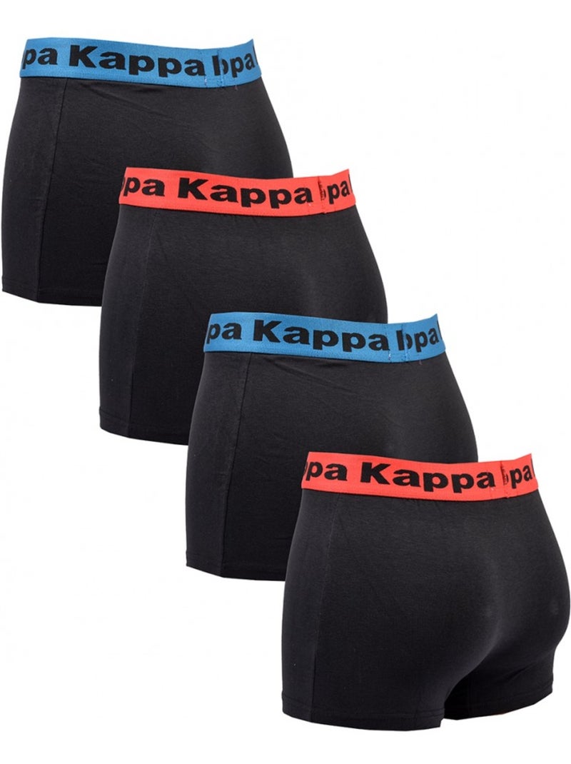 Boxer uomo KAPPA - Confezione da 4 Multicolore - Kiabi