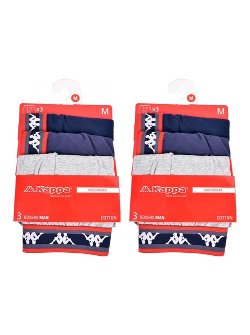 Boxer uomo KAPPA - Confezione da 6 - Kiabi