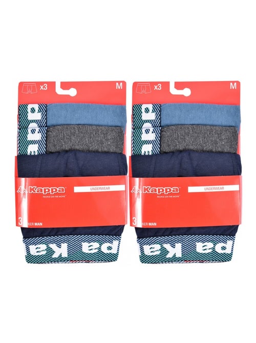 Boxer uomo KAPPA - Confezione da 6 - Kiabi