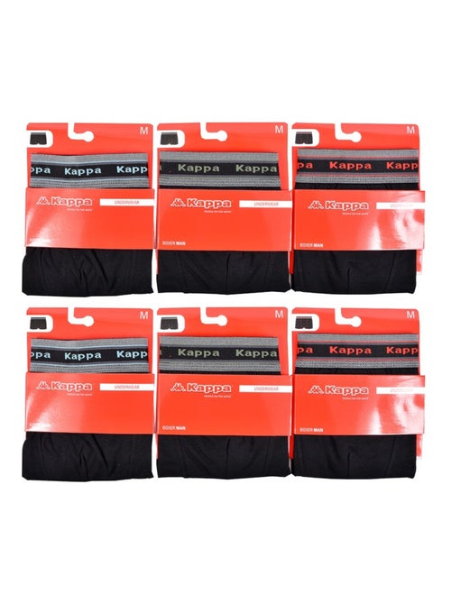 Boxer uomo KAPPA - Confezione da 6 - Kiabi