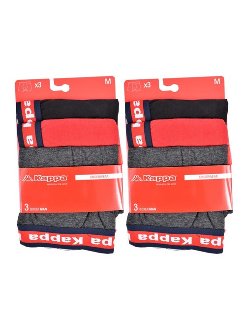 Boxer uomo KAPPA - Confezione da 6 - Kiabi