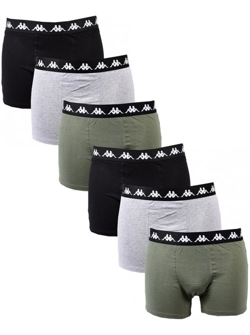 Boxer uomo KAPPA - Confezione di 6 - Kiabi Boxer uomo KAPPA - Confezione di 6 - Kiabi