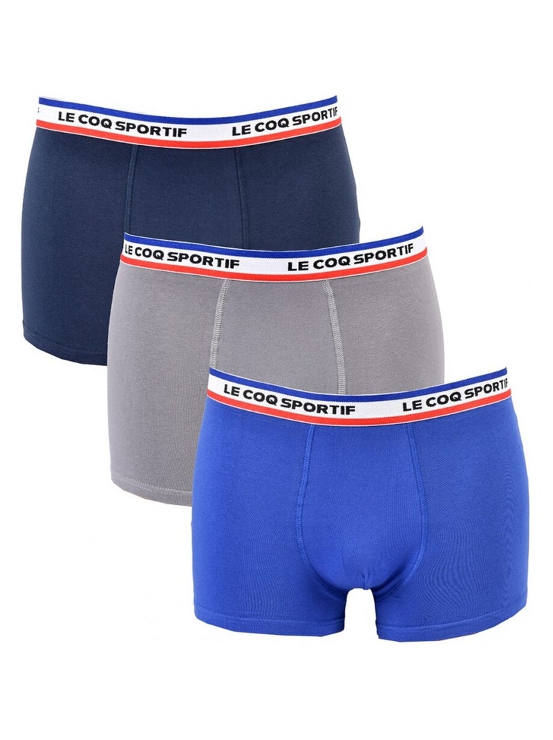 Boxer Uomo LE COQ SPORTIF - Confezione da 3 Blu Blu marino Grigio - Kiabi