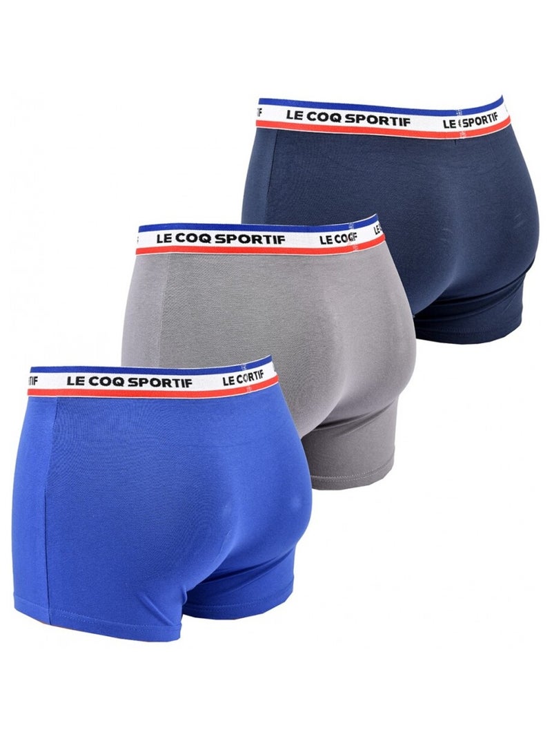 Boxer Uomo LE COQ SPORTIF - Confezione da 3 Blu Blu marino Grigio - Kiabi