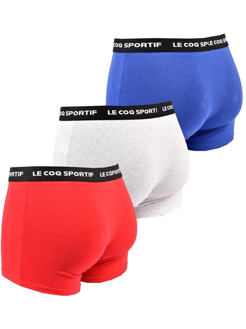 Boxer Uomo Le Coq Sportif - Set 3 Pezzi Rosso - Kiabi