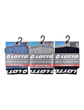 Boxer uomo LOTTO - Confezione da 3