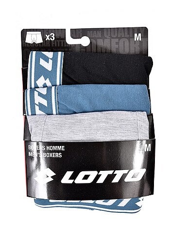 Boxer uomo LOTTO - Confezione da 3