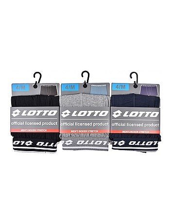 Boxer uomo LOTTO - Confezione da 3