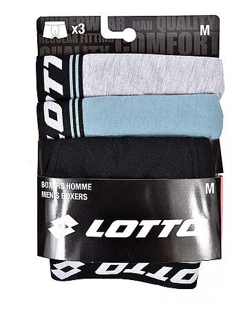 Boxer uomo LOTTO - Confezione da 3