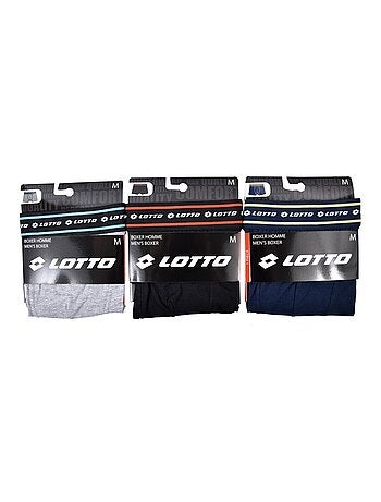 Boxer uomo LOTTO - Confezione da 3