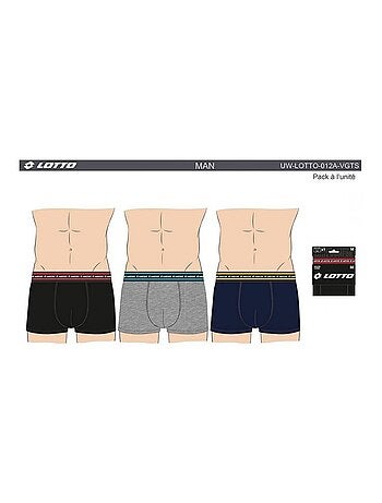 Boxer uomo LOTTO - Confezione da 3