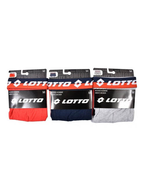 Boxer uomo LOTTO - Confezione da 3 - Kiabi