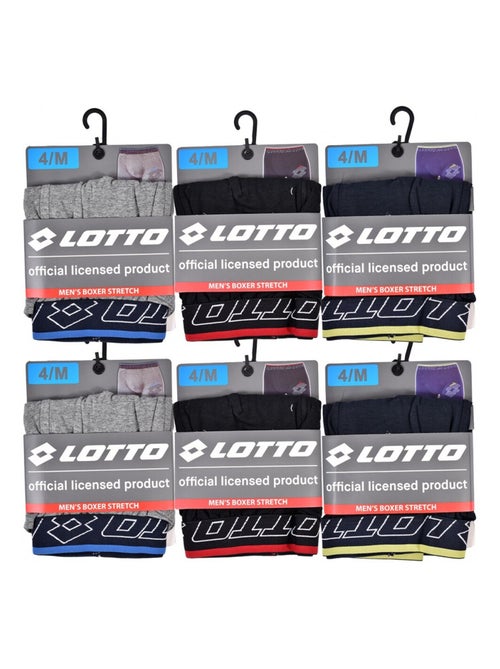 Boxer uomo LOTTO - Confezione da 6 - Kiabi
