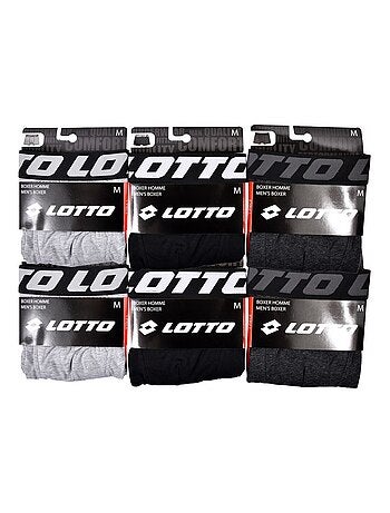 Boxer uomo LOTTO - Confezione da 6