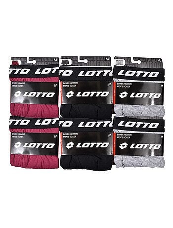 Boxer uomo LOTTO - Confezione da 6