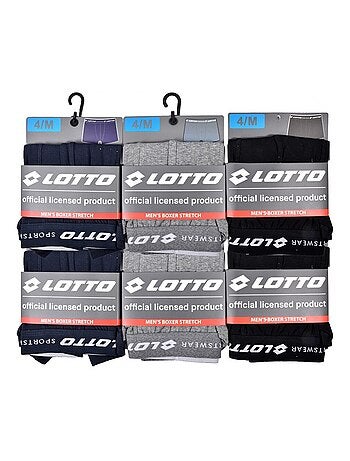 Boxer uomo LOTTO - Confezione da 6