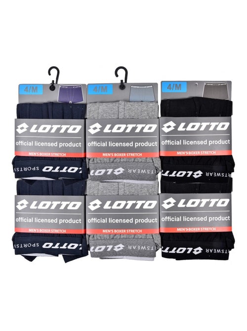 Boxer uomo LOTTO - Confezione da 6 - Kiabi