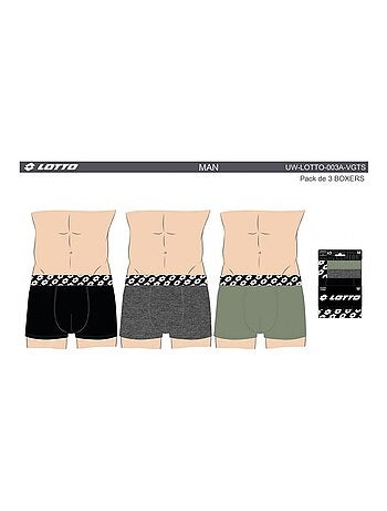Boxer uomo LOTTO - Confezione da 9