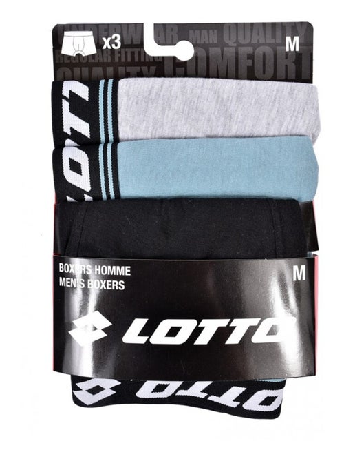Boxer uomo LOTTO - Confezione di 3 - Kiabi Boxer uomo LOTTO - Confezione di 3 - Kiabi