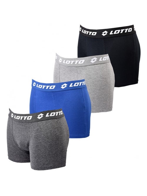 Boxer uomo LOTTO - Confezione di 4 - Kiabi Boxer uomo LOTTO - Confezione di 4 - Kiabi