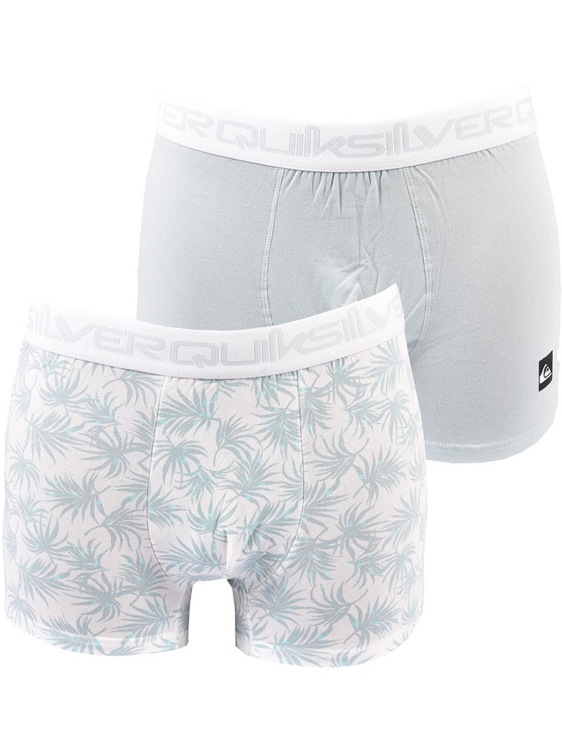 Boxer Uomo QUIKSILVER - Confezione da 2 Blu Blu cielo Bianco - Kiabi
