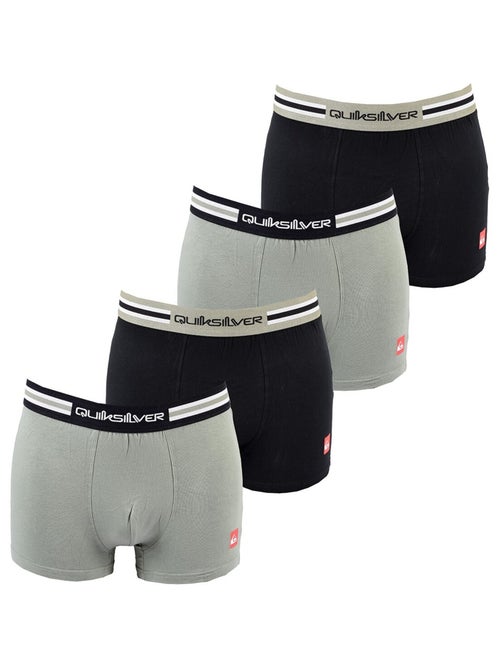 Boxer Uomo QUIKSILVER - Confezione da 4 - Kiabi Boxer Uomo QUIKSILVER - Confezione da 4 - Kiabi