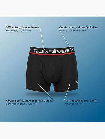 Boxer uomo quiksilver confezione da 4 scatola regalo