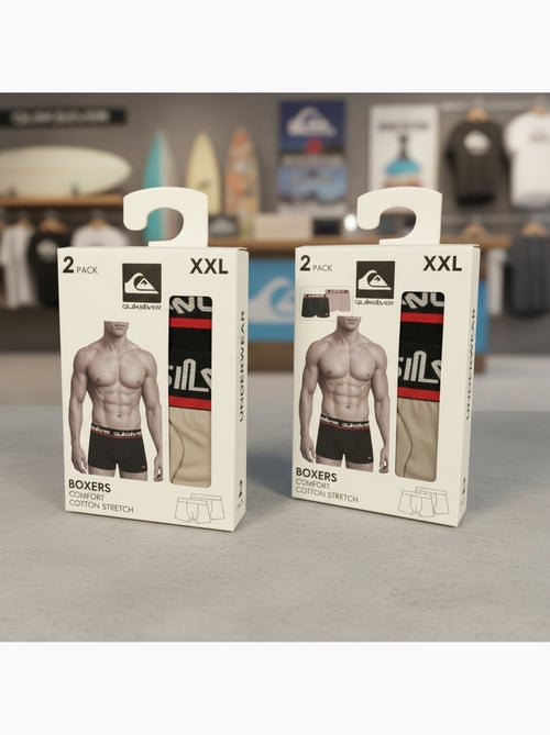 Boxer uomo quiksilver confezione da 4 scatola regalo - Kiabi
