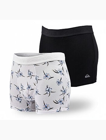Boxer Uomo QUIKSILVER Cotone Stretch - Confezione da 2