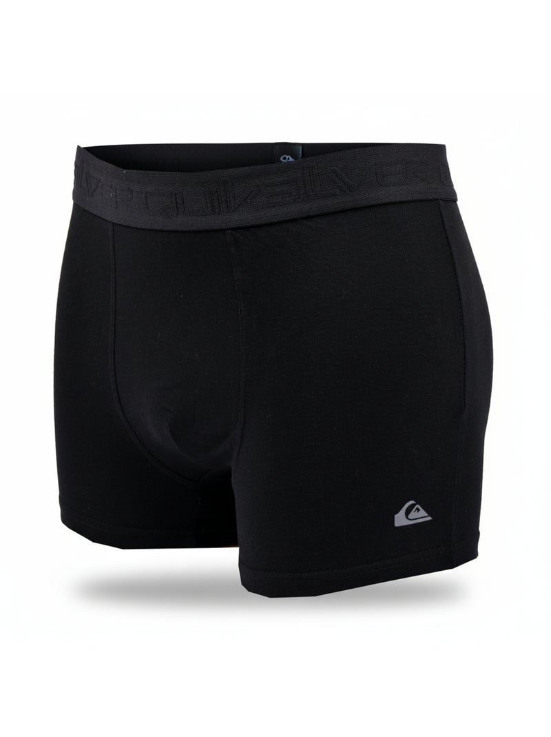 Boxer Uomo QUIKSILVER Cotone Stretch - Confezione da 2 Nero Beige - Kiabi