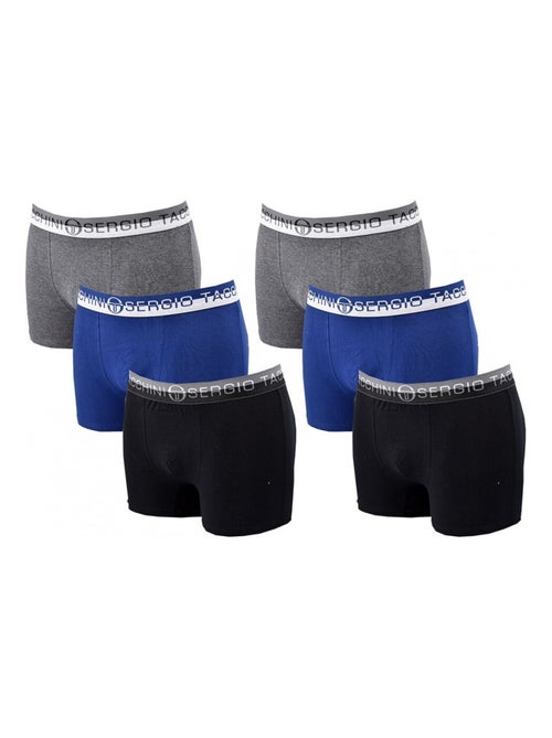 Boxer Uomo SERGIO TACCHINI Confezione da 6 - Kiabi Boxer Uomo SERGIO TACCHINI Confezione da 6 - Kiabi