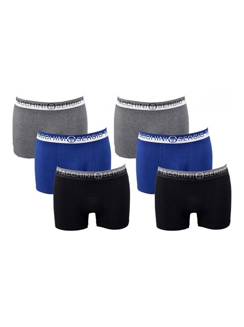Boxer Uomo SERGIO TACCHINI Confezione da 6 - Kiabi Boxer Uomo SERGIO TACCHINI Confezione da 6 - Kiabi