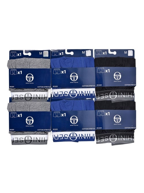 Boxer Uomo SERGIO TACCHINI Confezione da 6 - Kiabi Boxer Uomo SERGIO TACCHINI Confezione da 6 - Kiabi