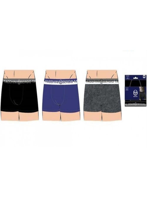 Boxer Uomo SERGIO TACCHINI Confezione da 6 - Kiabi Boxer Uomo SERGIO TACCHINI Confezione da 6 - Kiabi
