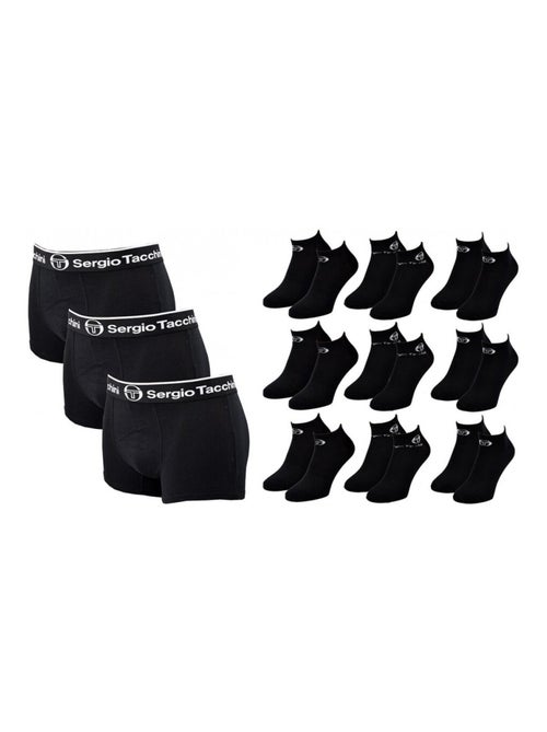 Boxer Uomo SERGIO TACCHINI Lotto di 3 PACK REGALI - Pack di 3 - Kiabi