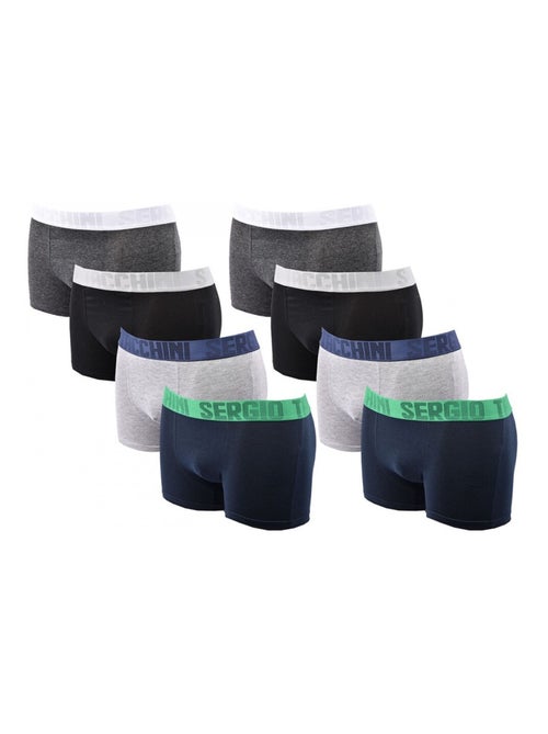 Boxer Uomo SERGIO TACCHINI Lotto di 8 - Pack da 8 - Kiabi