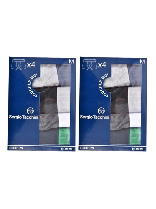 Boxer Uomo SERGIO TACCHINI Lotto di 8 - Pack da 8 - Kiabi