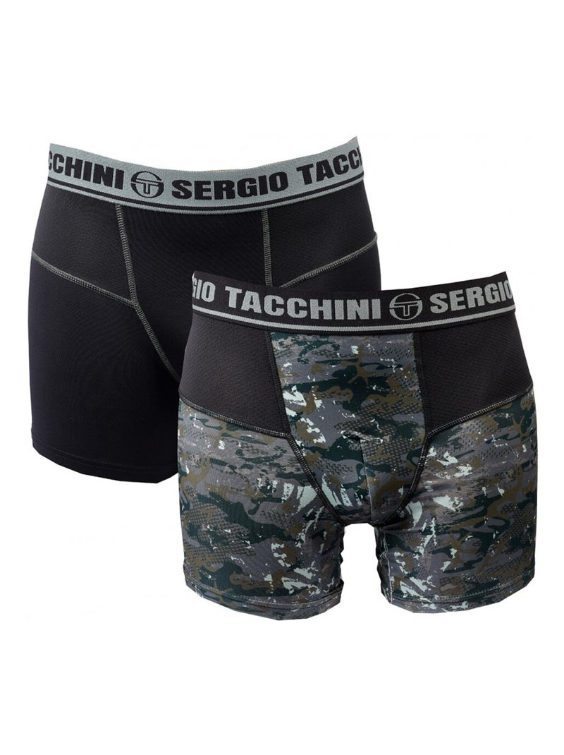 Boxer uomo SERGIO TACCHINI X2 - Confezione da 2 Multicolore - Kiabi