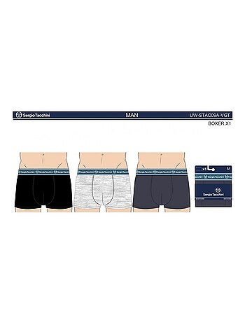 Boxer uomo SERGIO TACCHINI X3 - Confezione da 3